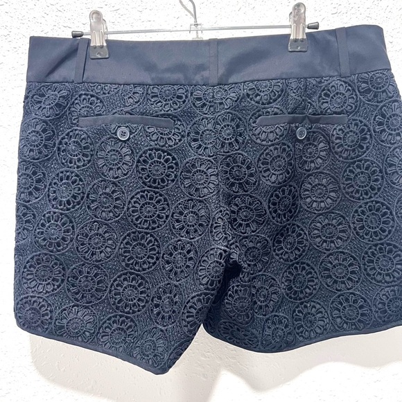 The Limited Blue Bermuda Shorts with Eyelet Detailing 8 - Picture 7 of 8